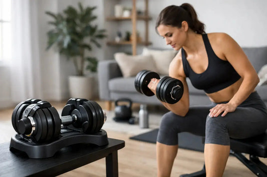 How to Use Adjustable Dumbbells at Home