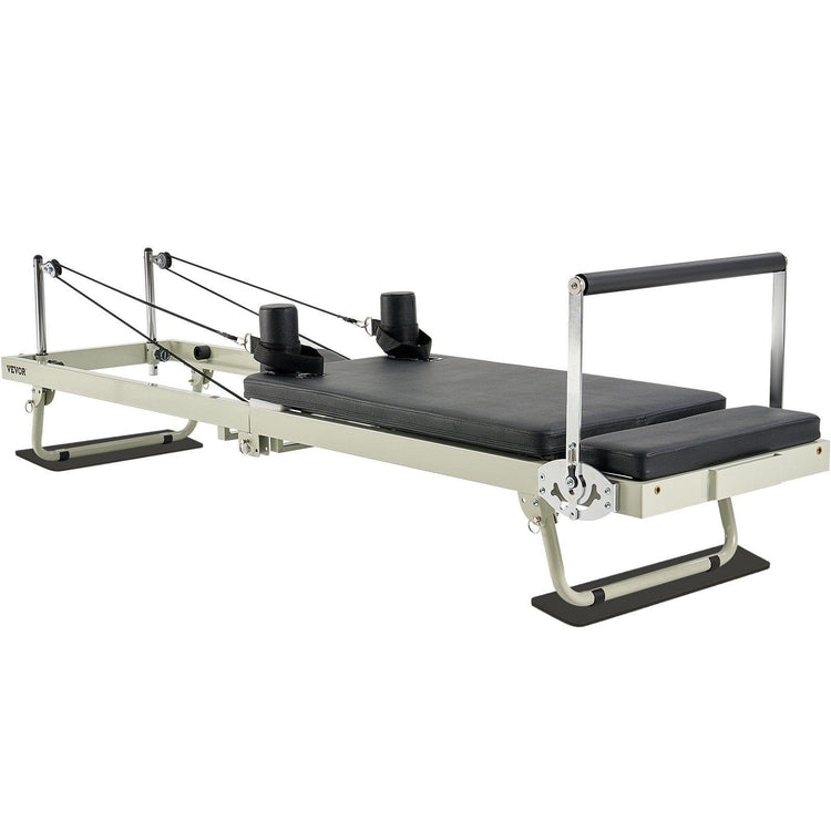 Foldable Pilates reformer included in the Reformer Studio bundle
