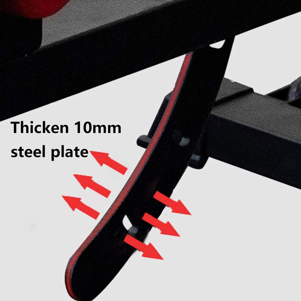 Foldable adjustable weight bench with multi-position backrest – view 5