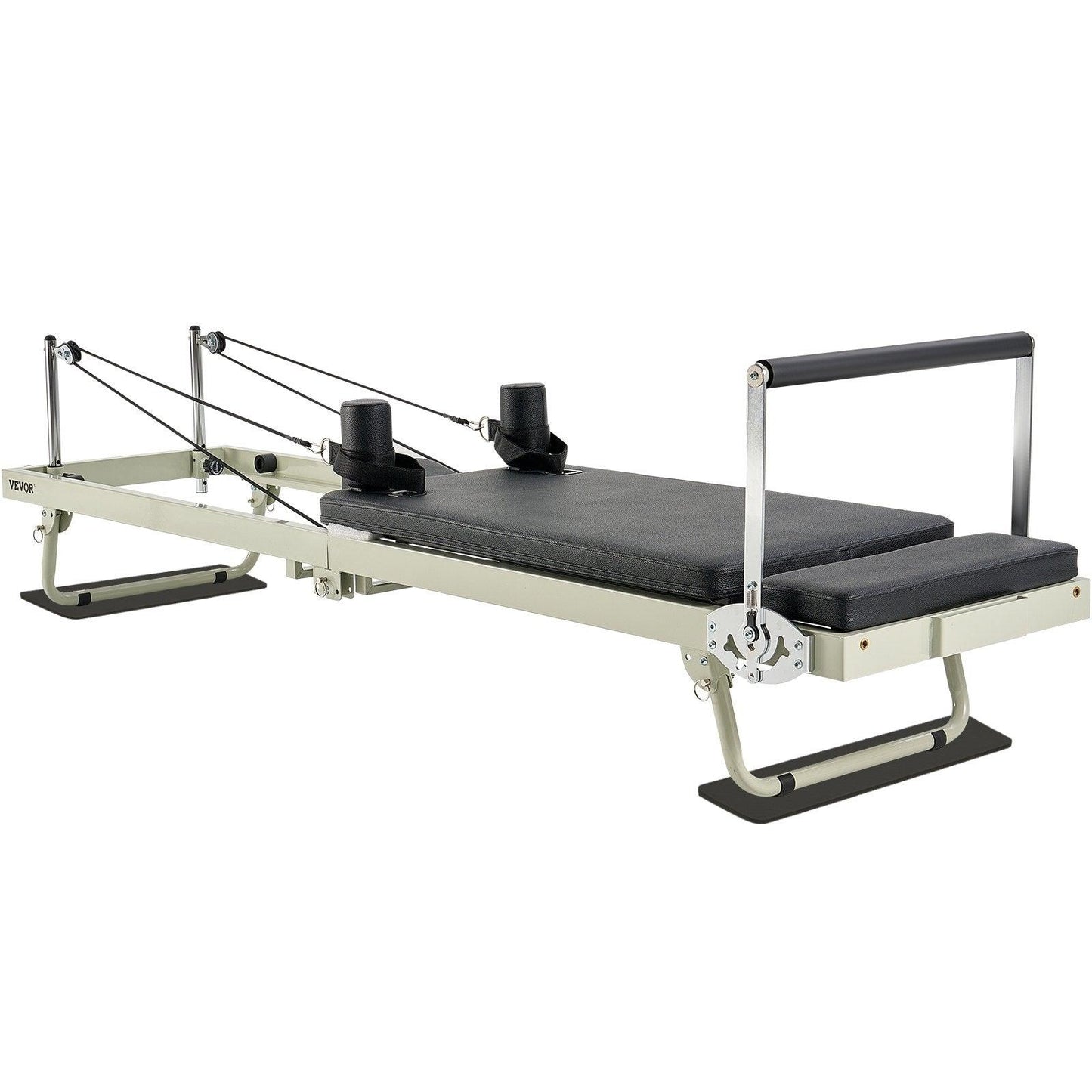 Foldable Pilates reformer included in the Reformer Studio bundle