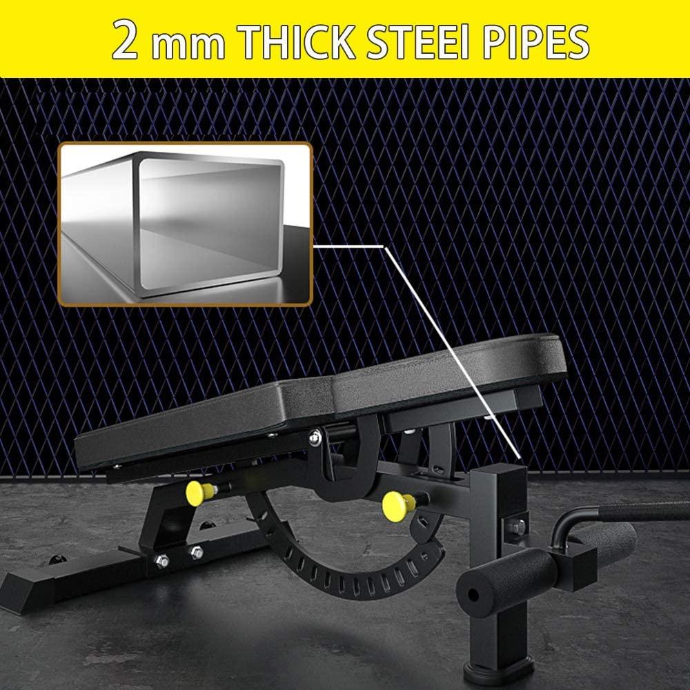 Foldable adjustable weight bench with multi-position backrest – view 6